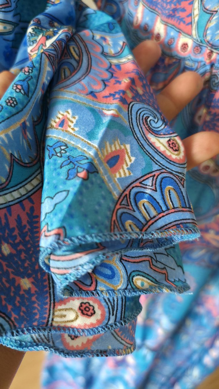 Vestiti: Maxi Dress Boho Print Blue Size M 130cm Length – Nuovo (secondo la descrizione) da Klingnau venduto da fairy.princess 5