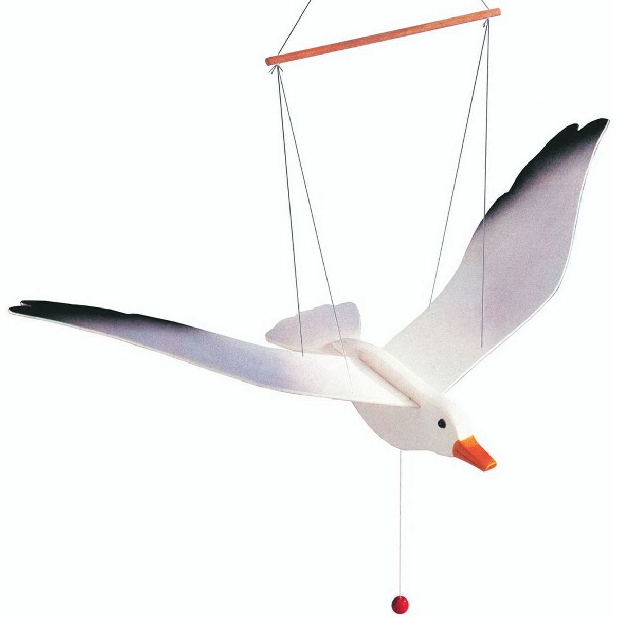 Tutte le decorazioni: Schwingtier Mobile -Möwe-, small foot – Nuovo e nell'imballaggio originale da Wettingen venduto da Swala