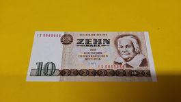 10 Mark DDR 1971 Banknote 