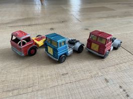 3 Matchbox Modellautos Sattelschlepper 