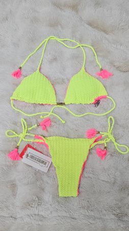 Bikini unbenutzt gelb/pink