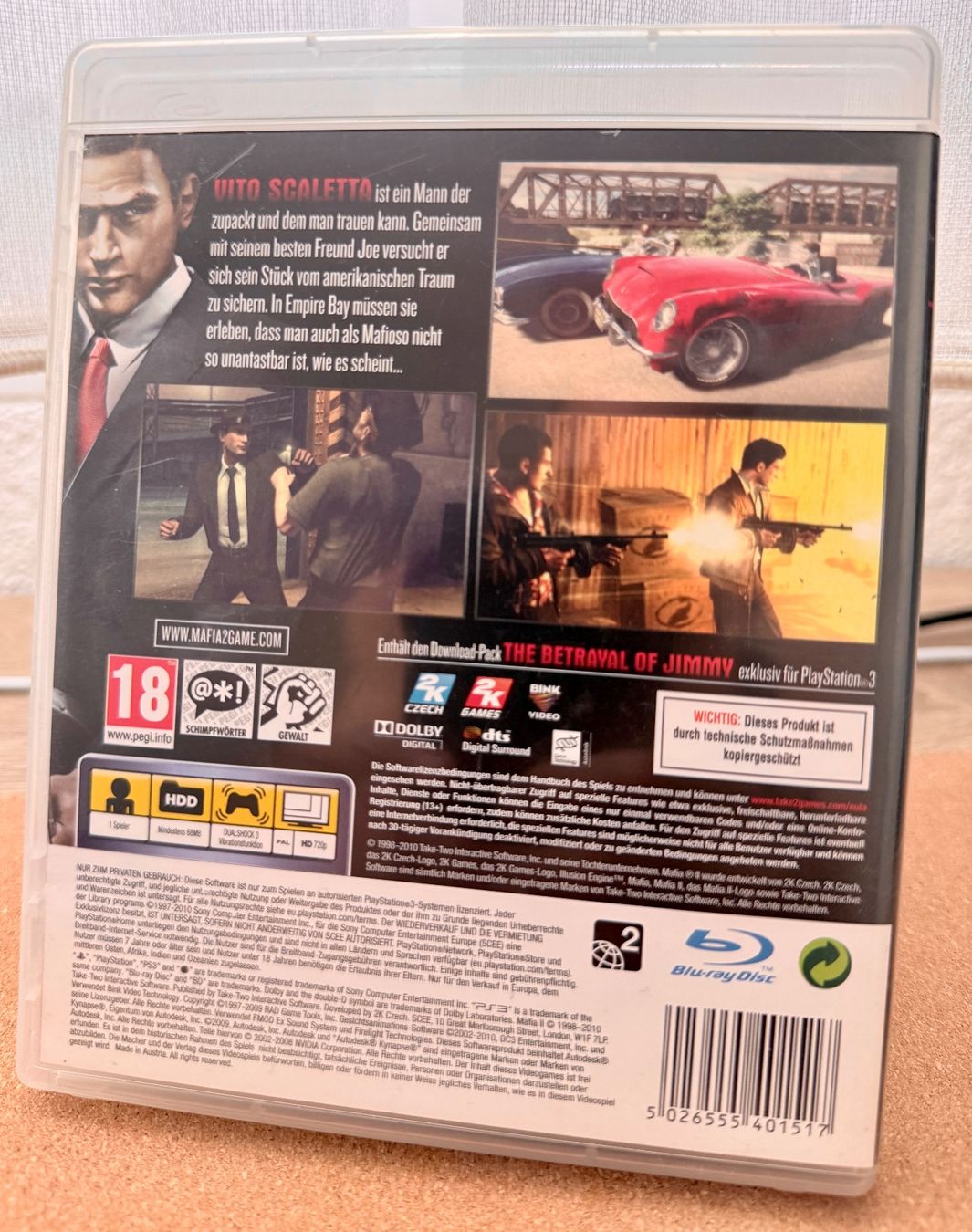Sony Spiele: PS3 Mafia II / Mafia 2 (USK/PEGI) – Gebraucht aus Dintikon von Onomichio-Kun 2