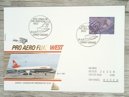 TR17 Enveloppe + Timbre Suisse 1981