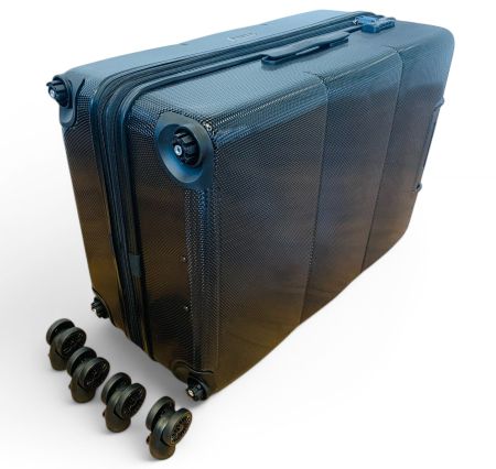 gateBAG TSA-Schloss Koffer 76cm XL+ Polycarbonat SCHWARZ NEU