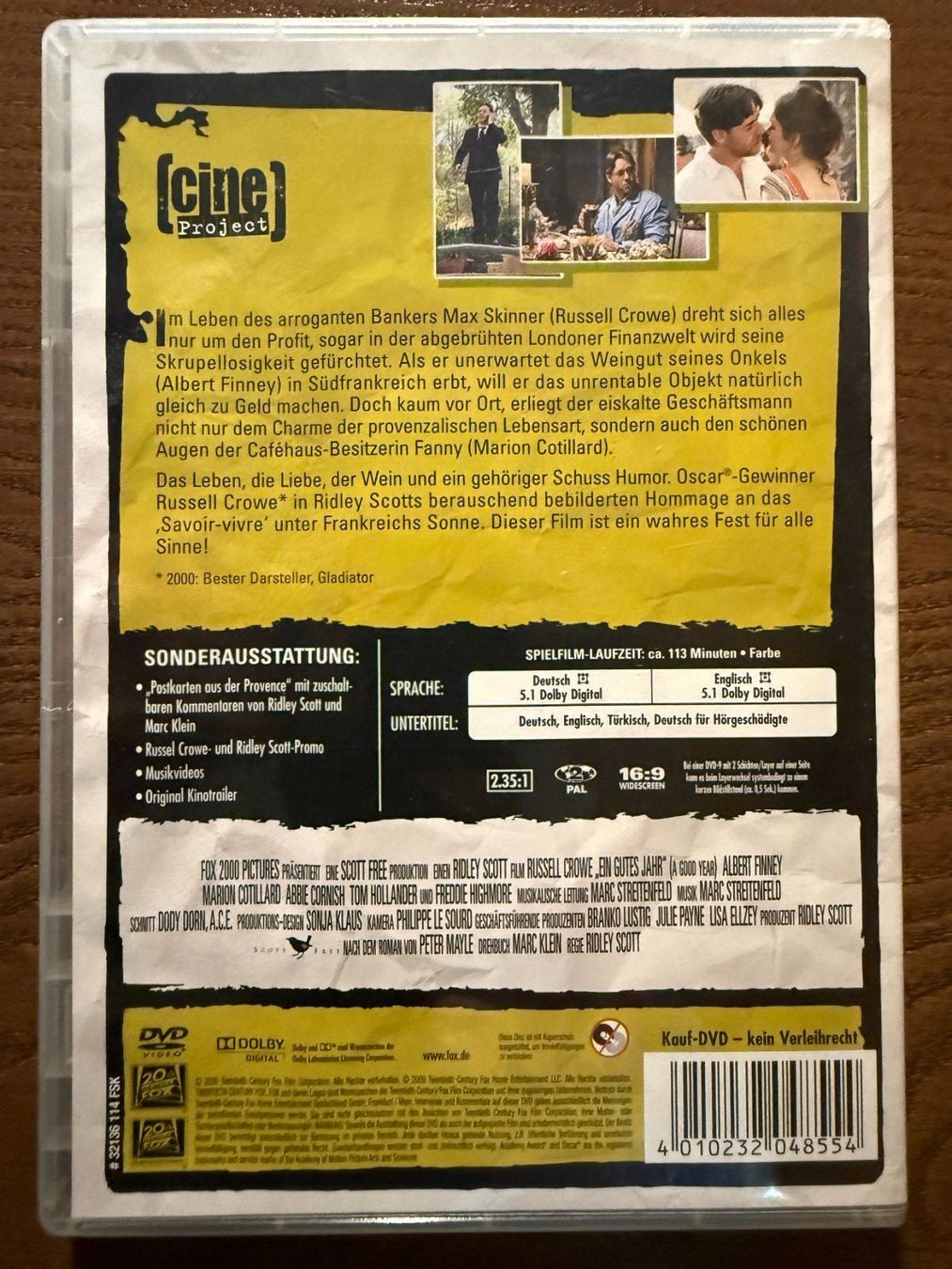 Tutti i DVDs: Ein gutes Jahr – Usato da Zürich venduto da FilmFreunde 1