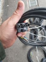 Steckerteil Wieland 3L schwarz mit 3m Kabelanschluss GST18