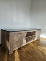 Fernsehmöbel Holzoptik mit dunkler Platte guter Zustand