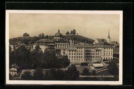 Menzingen, Institut, Gesamtansicht, Süd