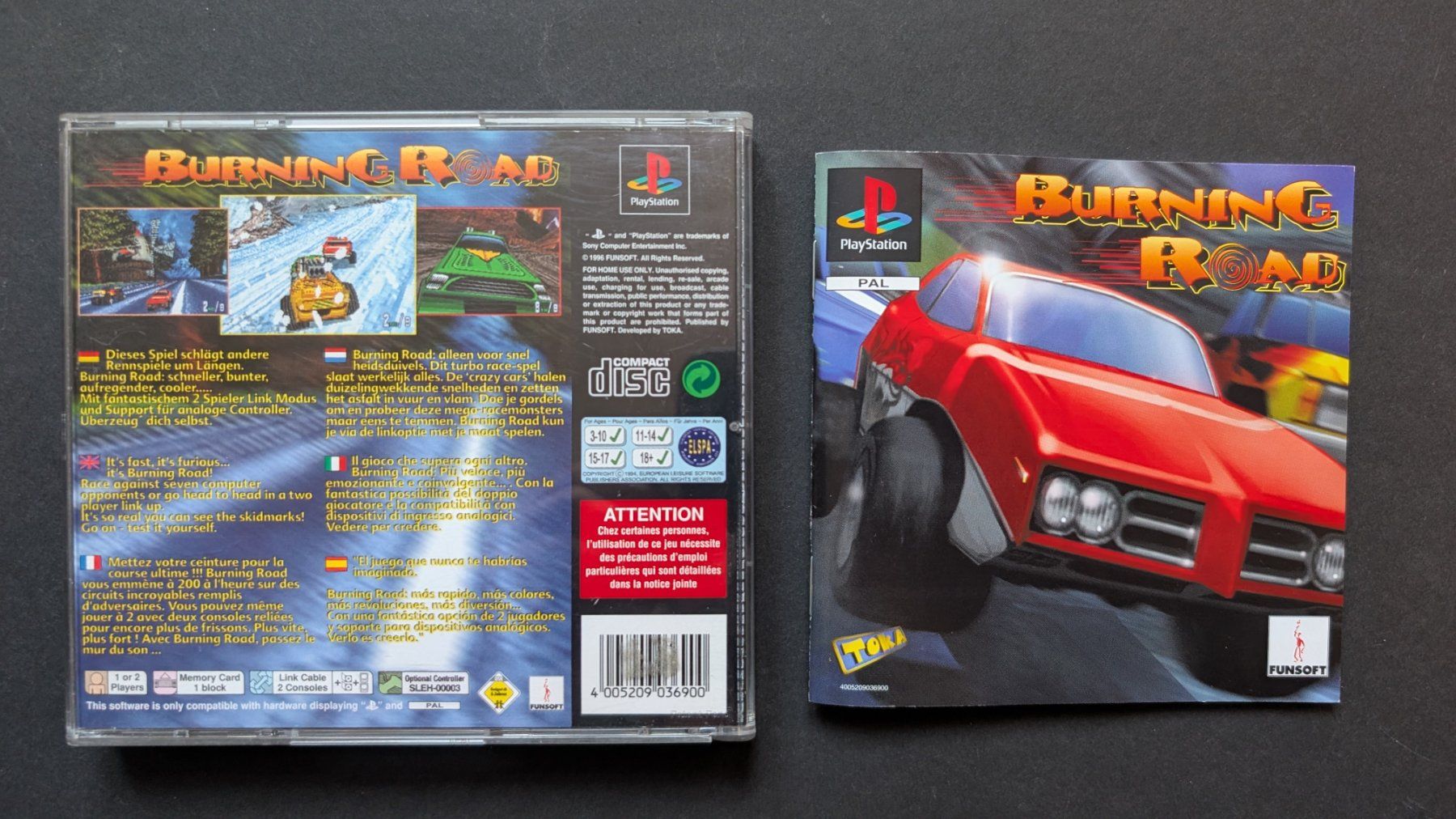 Jeux: Burning Road | Playstation 1 | PS1 – D'occasion à Bottmingen par dan_c5wb 1