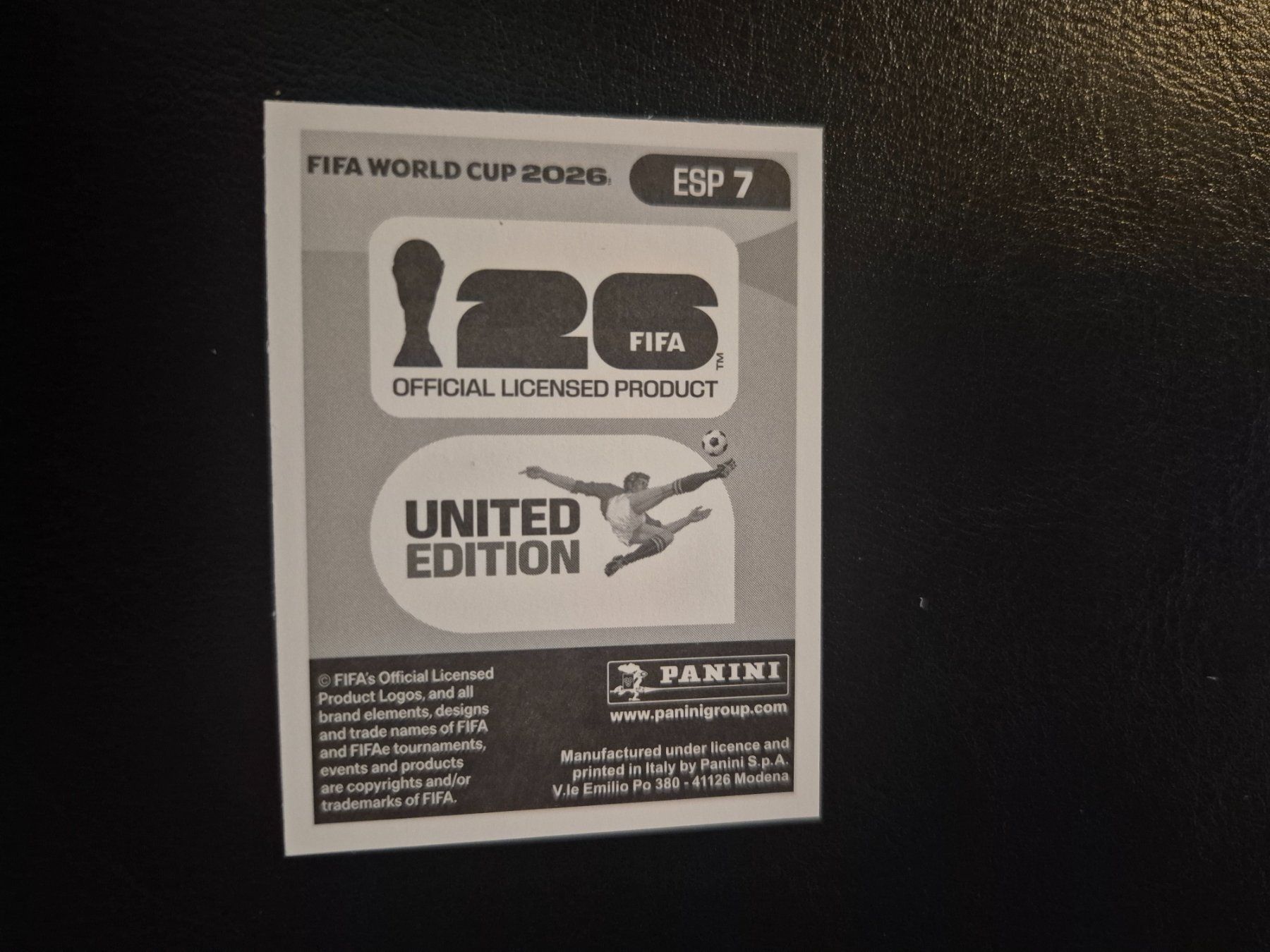 Panini Sammelbilder & Trading cards: Panini WM 26 ESP 7 – Neu (gemäss Beschreibung) aus Rorschacherberg von AJ3108 1