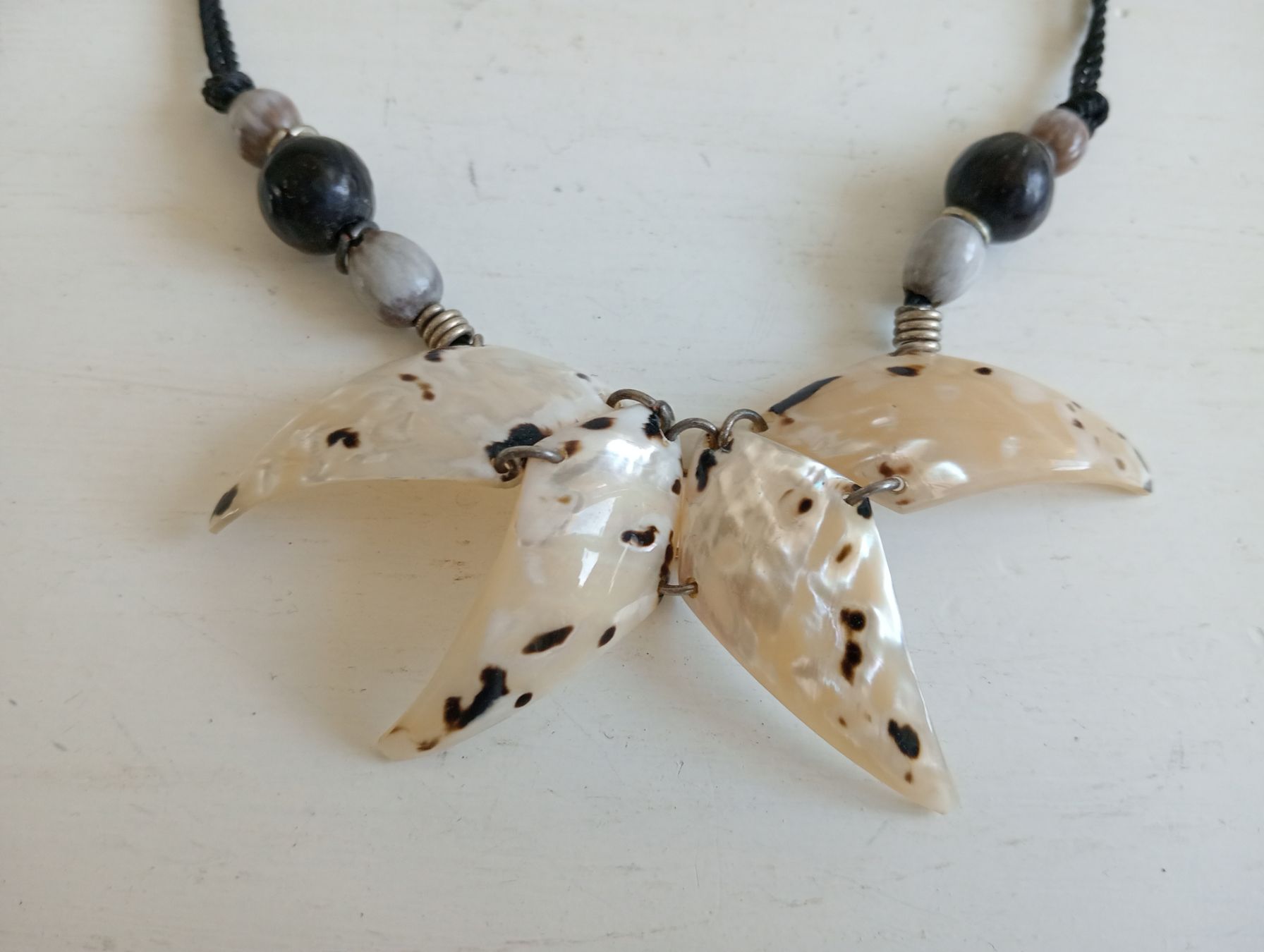 Catenine: Boho Kauri Muschel Choker Kette 40 cm – Usato da Allschwil venduto da Evgeniia78 3