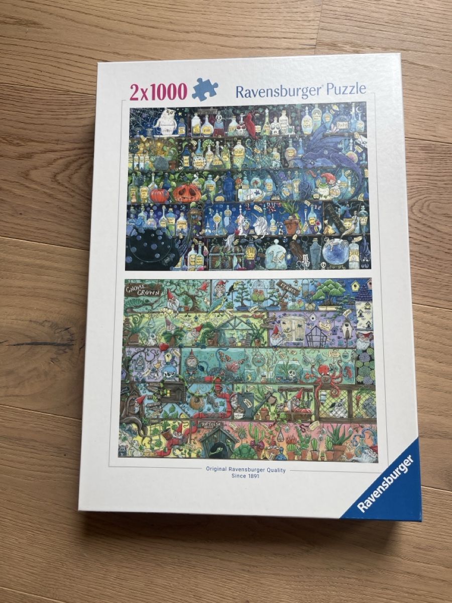 Ravensburger Puzzle: 2x1000er Puzzle Ravensburger – Usato da Buttikon SZ venduto da nene2017