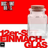 12er-Set 80ml Glasgefäss EINMACHGLÄSER mit Korkdeckel
