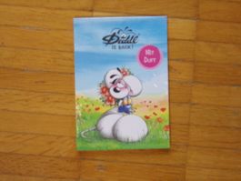 Diddl Block A6 Diddl is Back Diddl mit Blumenstrauss  NEU