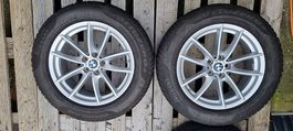 Roues hiver origine BMW X3-X4 18" pneus runflat Pirelli 