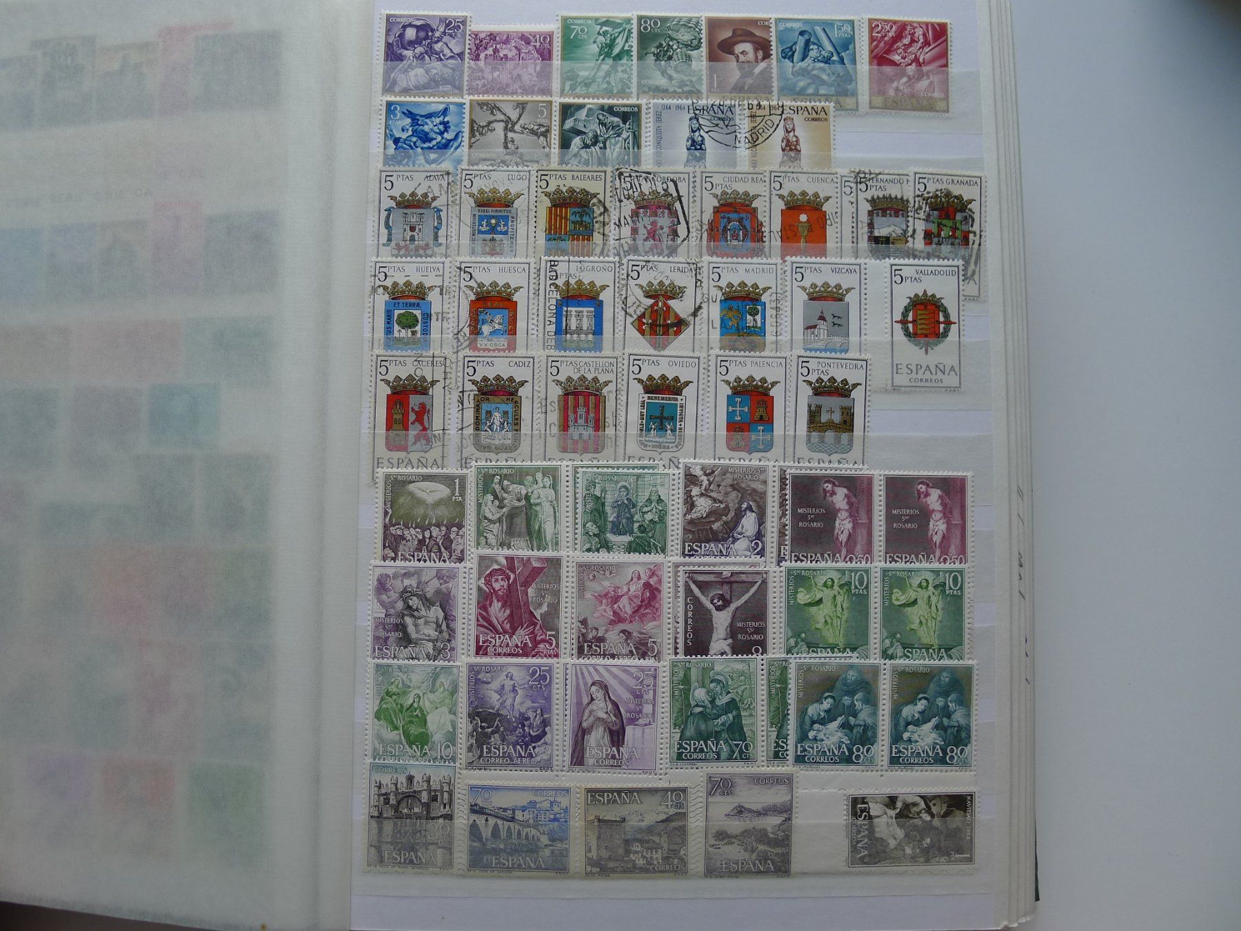 Tutti i francobolli: 2 Alben mit Briefmarken von Spanien 95 Bilder – Usato da Dagmersellen venduto da q1w2e3r4 4