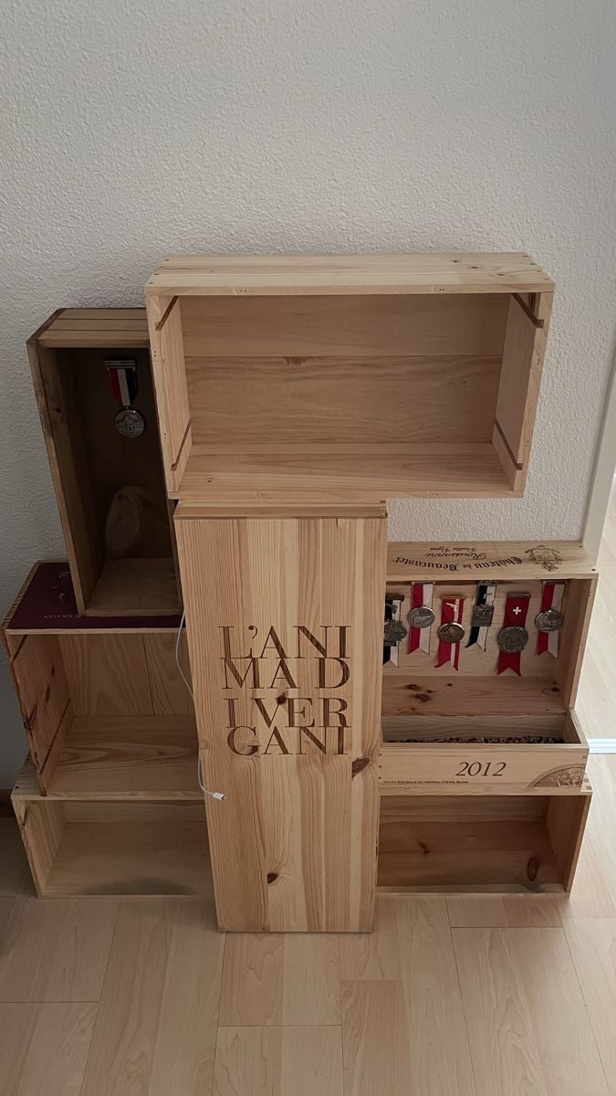 Scaffali: Weinkisten Gestell – Usato da Rotkreuz venduto da midi84