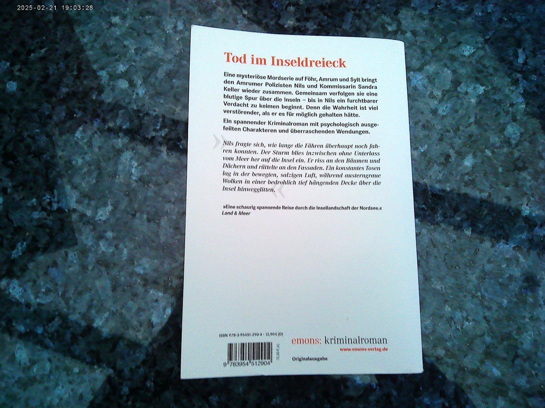 Livres: Inselgrab von Bent Ohle – D'occasion à reitnau par Sib7 1