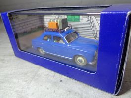 1:43 voiture Tintin collection / Tim & Struppi Peugeot 403