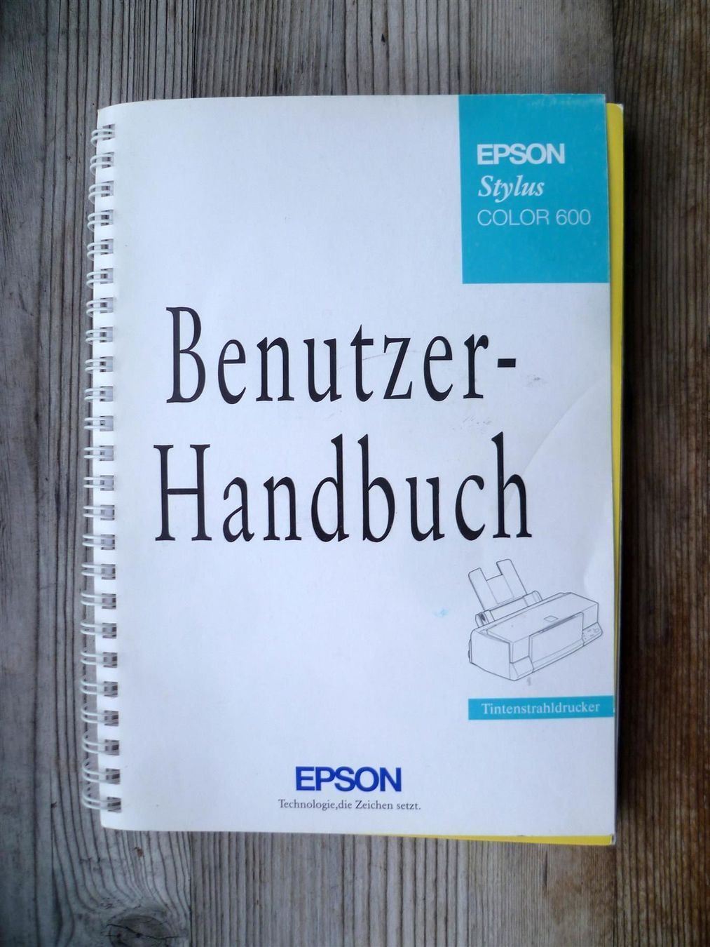 Libri: Benutzer Handbuch EPSON Stylus Color 600 – Usato da Aarau venduto da Rdodger