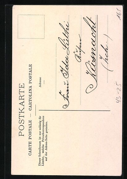 Cartoline postali: Zürich, Eidg. Sängerfest 1905, Bauern  – Usato da Berlin venduto da bartko-reher 1