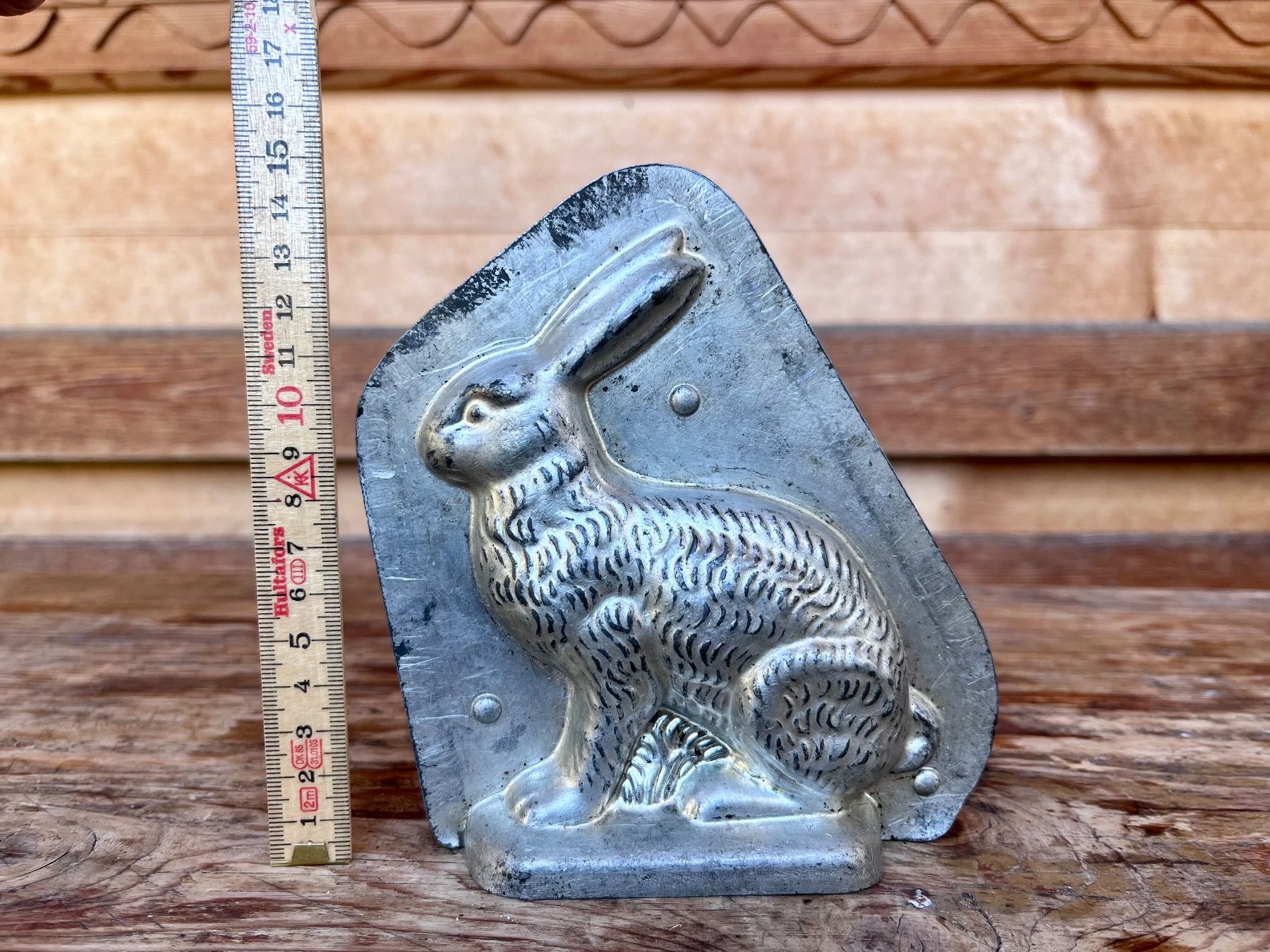 Teglie da forno: Antike Schokolade-Giessform Osterhase – Usato da Erlenbach im Simmental venduto da ancatan 1