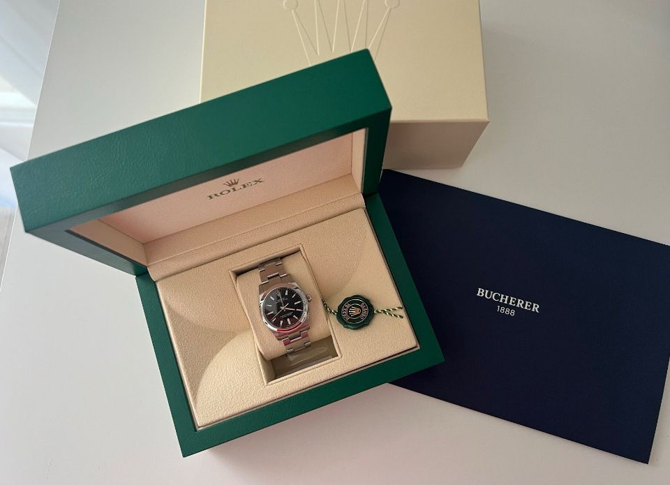 Rolex Orologi: Rolex Perpetual 34 neu/ungetragene FULL SET – Nuovo e nell'imballaggio originale da Zürich venduto da ReStyle. 4
