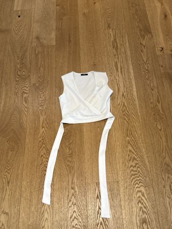 Damen Wickelshirt weiss Grösse S guter Zustand