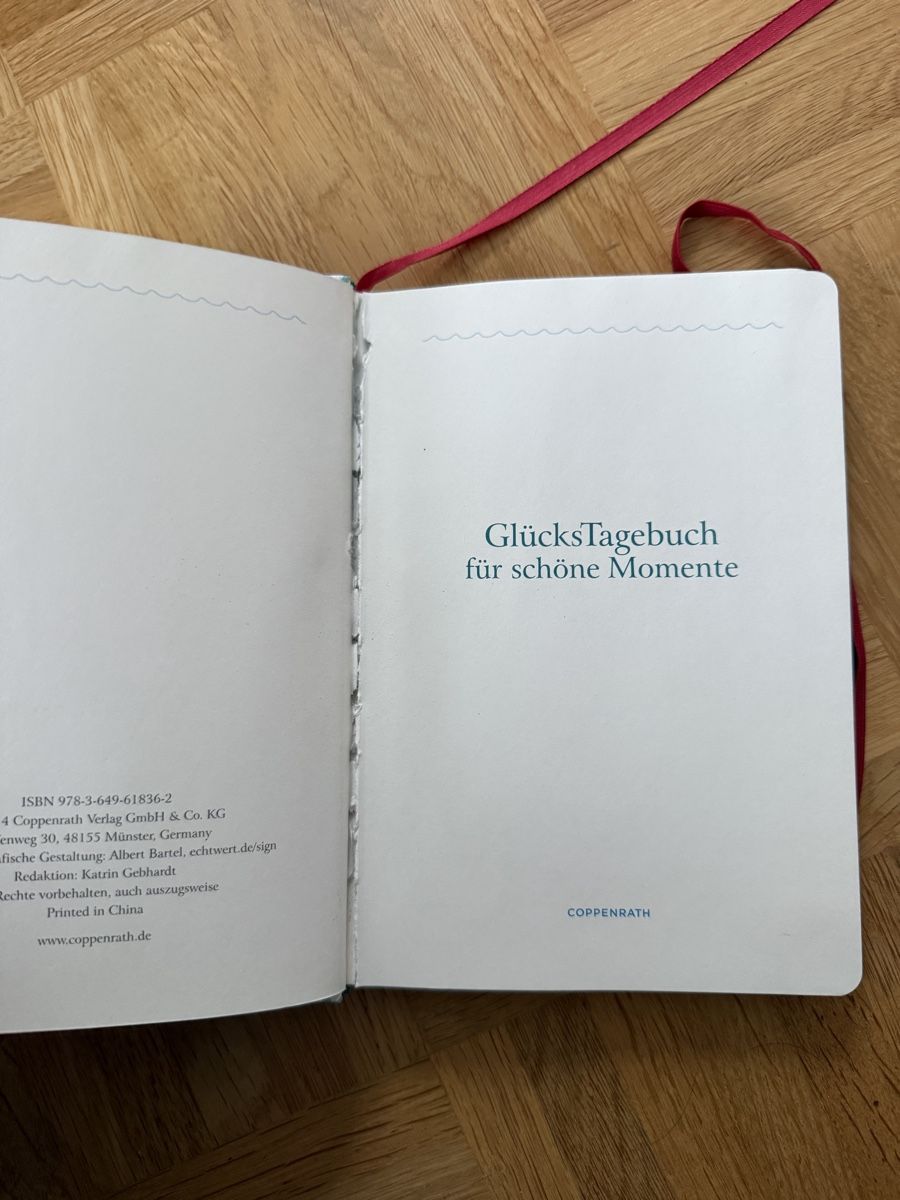 Blocchi: Glückstagebuch & Notizbuch  – Usato da Thun venduto da tahari 7