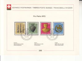 Sammelblätter PTT SBK 266 mit ET