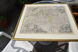 Stahlstisch Mathaeus Seutter 1730 Schweiz
