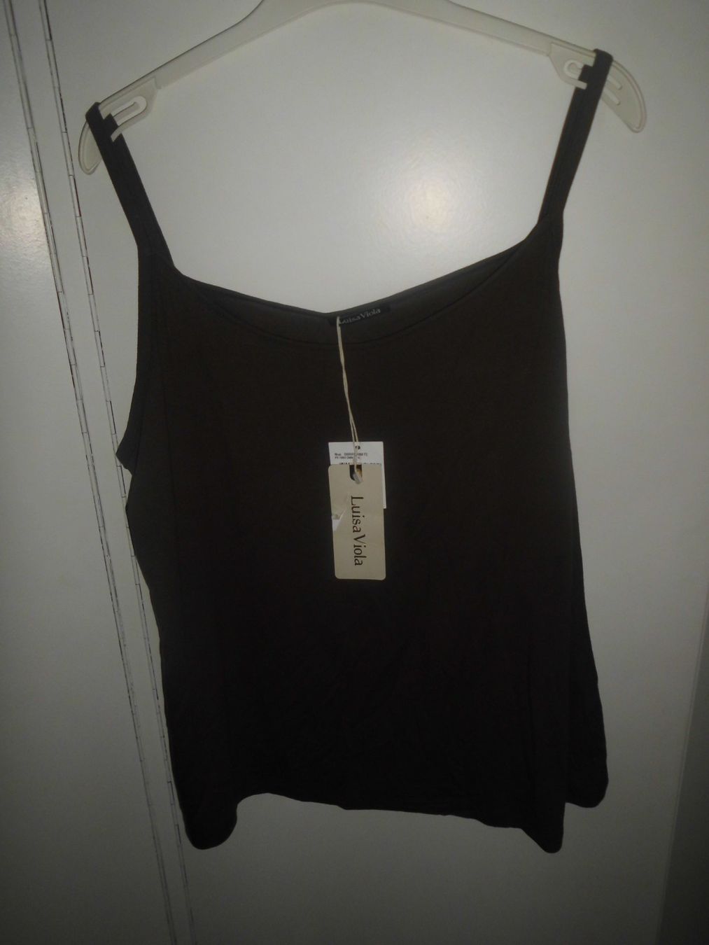 Tops: Top spaghetti brun T. 48 – Neuf (Voir description) à Marin-Epagnier par Madja