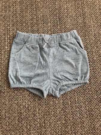 Blaue Baby Shorts, Baumwolle, Gr. 74
