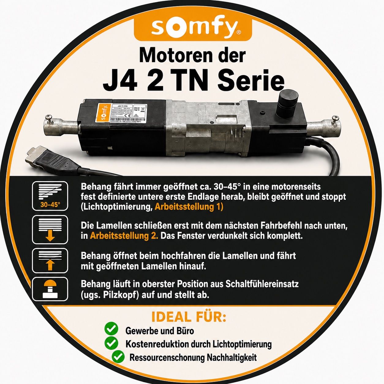 Somfy Marquises: Somfy J418 2TN absolute Neuware Storenmotor – Neuf avec emballage d'origine à Zürich par Shalashaska 2
