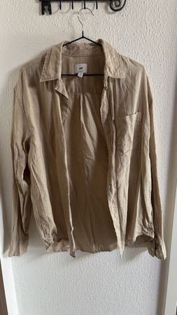 Leinenhemd Oversized