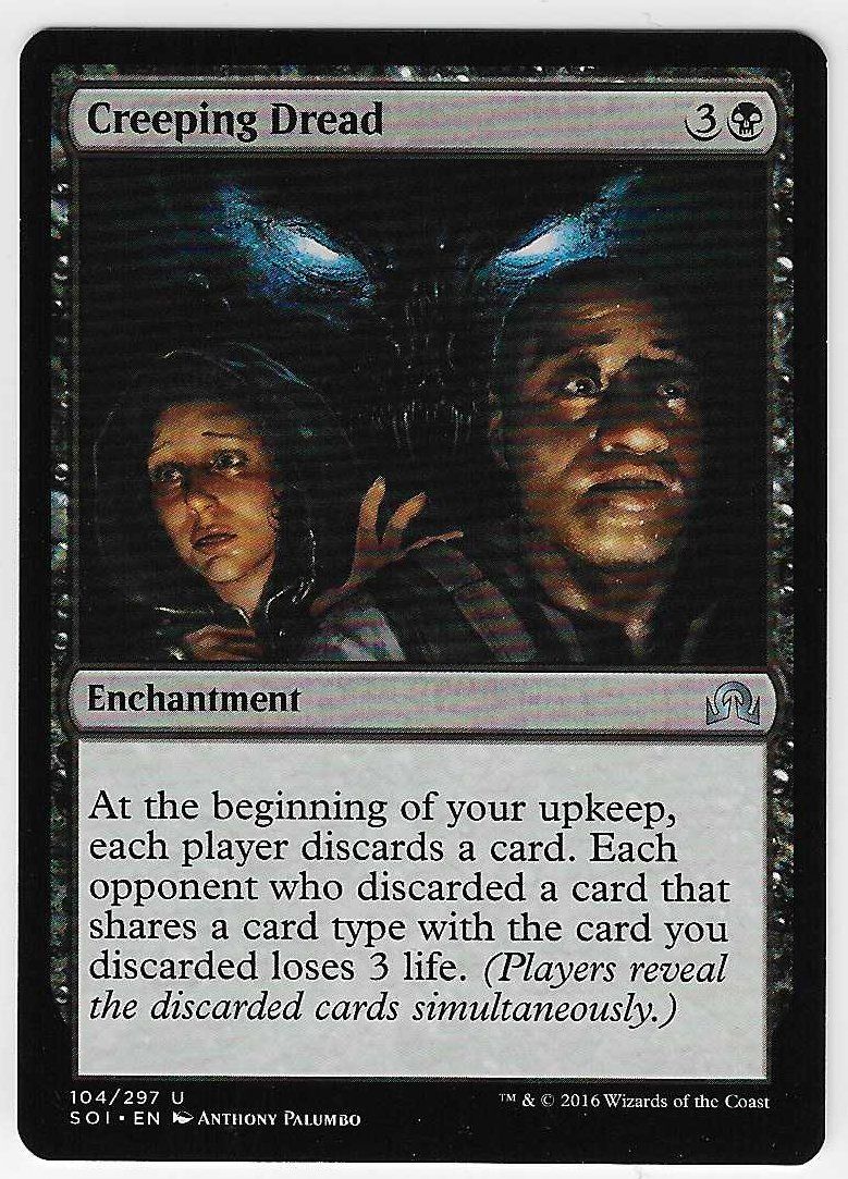 Magic The Gathering Carte collezionabili: [MTG] Creeping Dread [en] – Usato da Nyon venduto da LucidumMTG