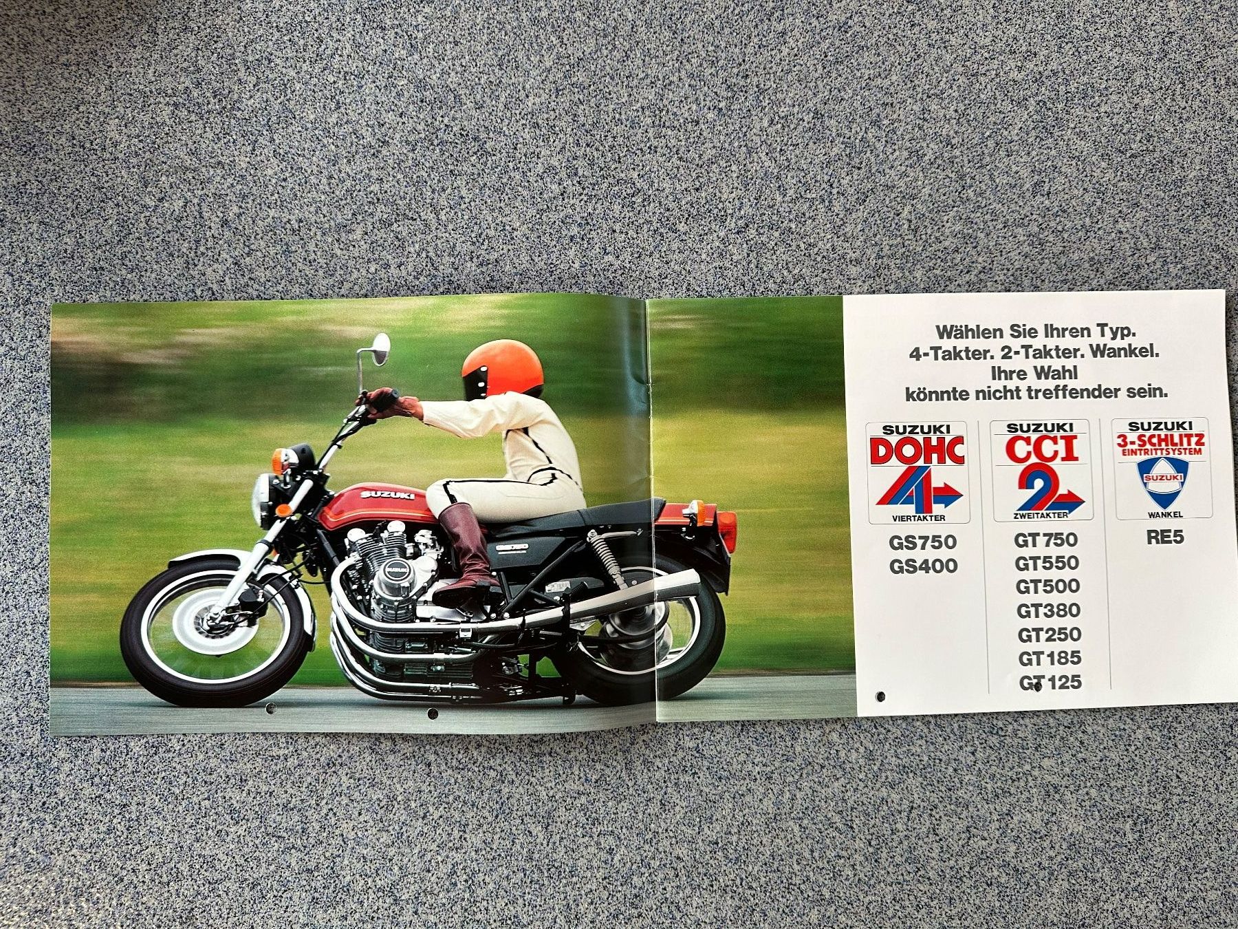 Suzuki Documenti: Prospekt  SUZUKI , 70 -er Jahre – Usato da Boswil venduto da pavo1 1