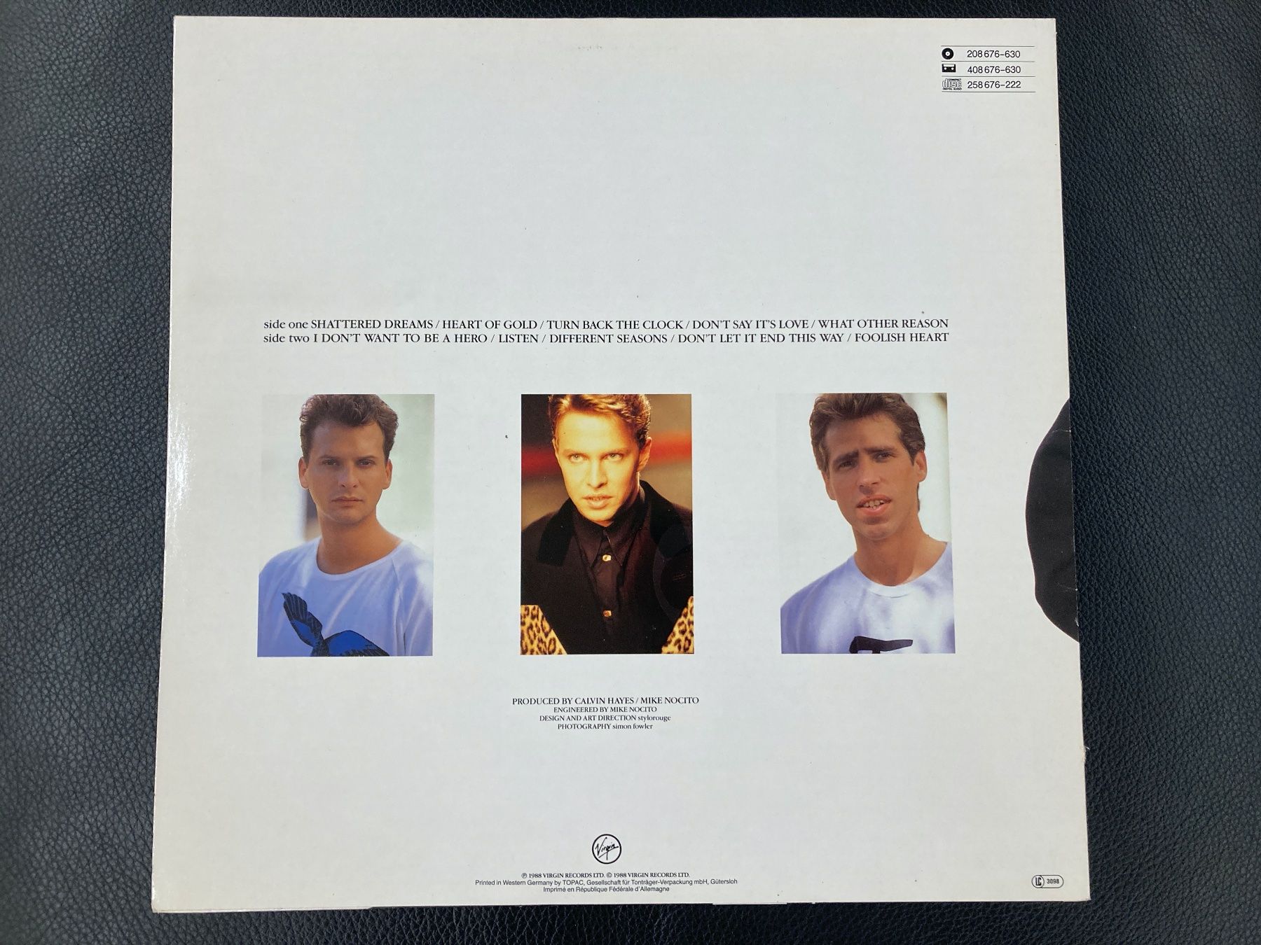Schallplatten: Johnny Hates - Turn Back The Clock – Gebraucht aus Widnau von VinylDeal 1