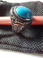 Ring Grösse 63/ 20mm Türkis Boho-Style