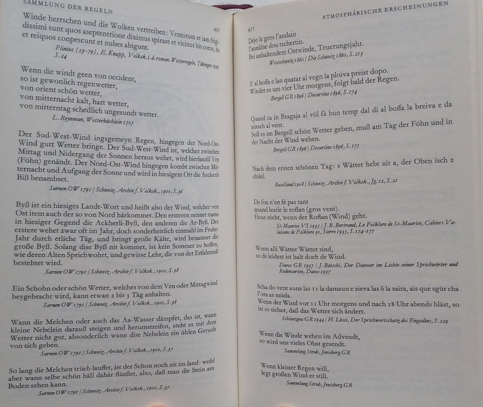 Libri: Standardwerk: 700 Seiten Schweizer Bauernregeln (1973) – Usato da Bern venduto da Mattthias 6