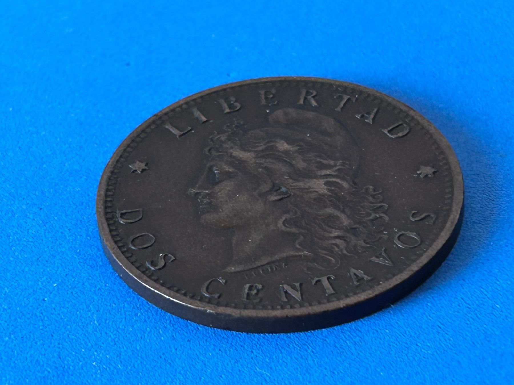 Tutti le monete: Argentina - 2 Centavos 1884 – Usato da Corcelles NE venduto da AJKader 2