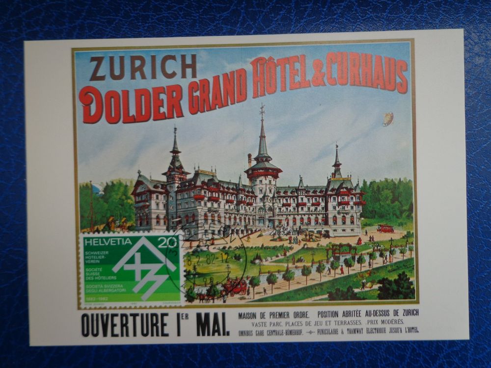 Maximumkarte MK 18.2.1982 Grand Hotel Dolder Zürich FDC | Kaufen auf ...