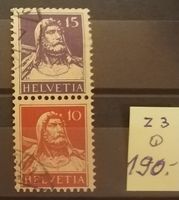 ST181) Z3, Tell Zusammenhängen sauber gestempelt Kt. 190.-
