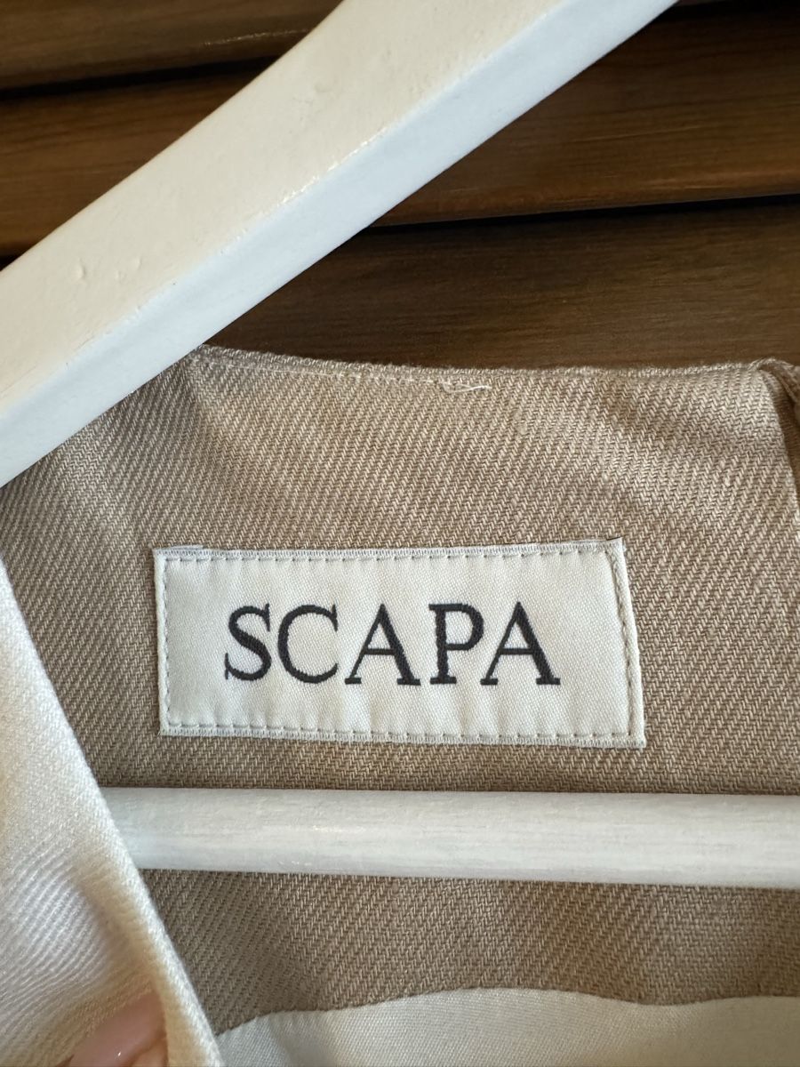 Scapa Vestiti: Scapa Leinen Kleid und Balzer Set, Beige, Grösse 38 – Usato da Zürich venduto da ahjelmer 2
