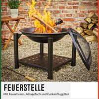 Grill Feuerschale Ø 55cm inkl. zubehör Feuerkorb Feuerstelle