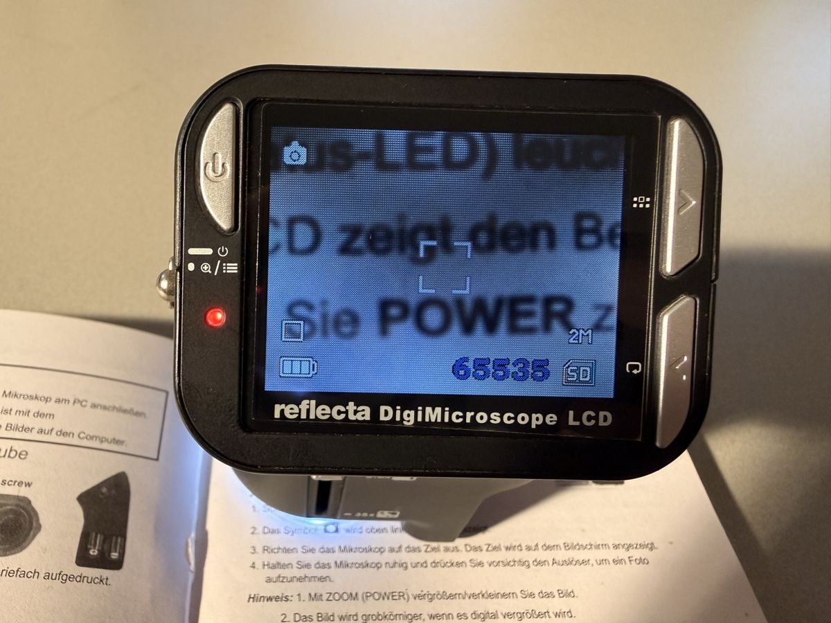 Mikroskopie: Reflecta DigiMicroscope LCD Digitalmikroskop mit Display – Gebraucht aus Reinach BL von Rushkatie 3