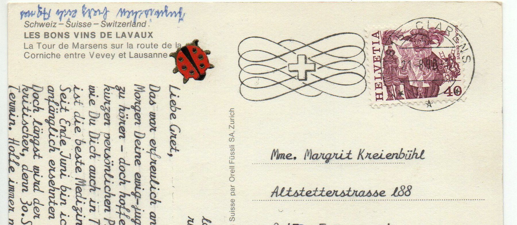Cartoline postali: LAVAUX Vendages Weinlese – Usato da Jona venduto da philajona 1