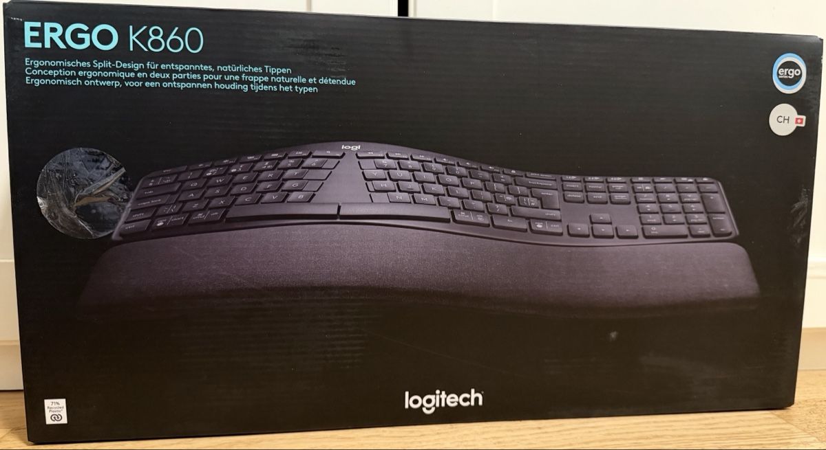 Logitech Tastaturen: Logitech Ergo K860 Keyboard CH Layout Used Condition – Gebraucht aus Glattpark(Opfikon) von toh_y7sc