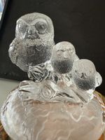 Crystal Rock 'Owls' Ornament WILDLIFE Crystal UK