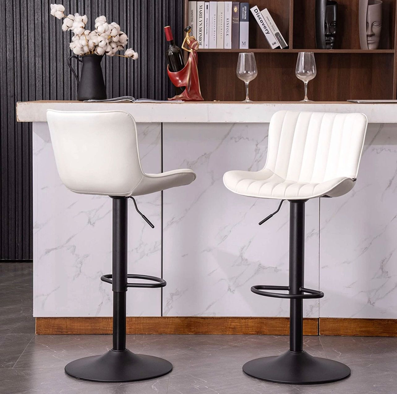 Sgabelli: + Kidol & Shellder Barhocker, PU Leder 2-er Set – Nuovo e nell'imballaggio originale da Amriswil venduto da JaJa-Express 1